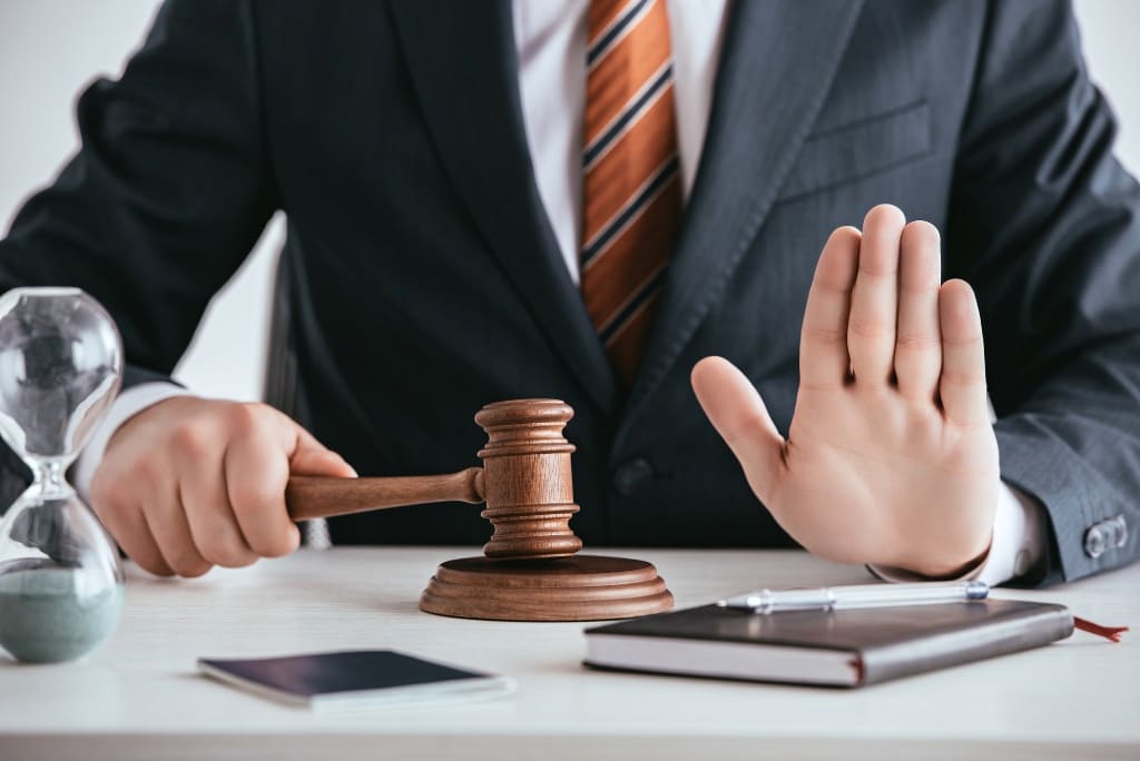 Judge Holding A Legal Gavel